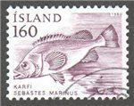 Iceland Scott 534 Used